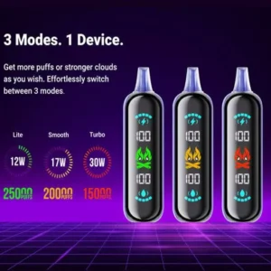 Elfbar Raya D3 rechargeable vape with 25000 puffs for delivery in Nairobi
